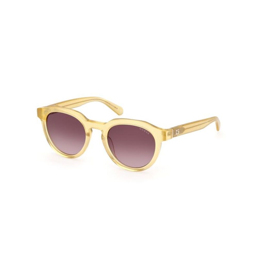 Guess GU7760 Round Sunglasses Men Yellow